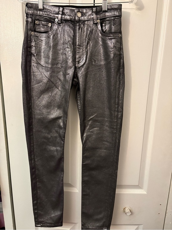 & Other Stories Denim - & Other Stories Black Coated Skinny Jeans